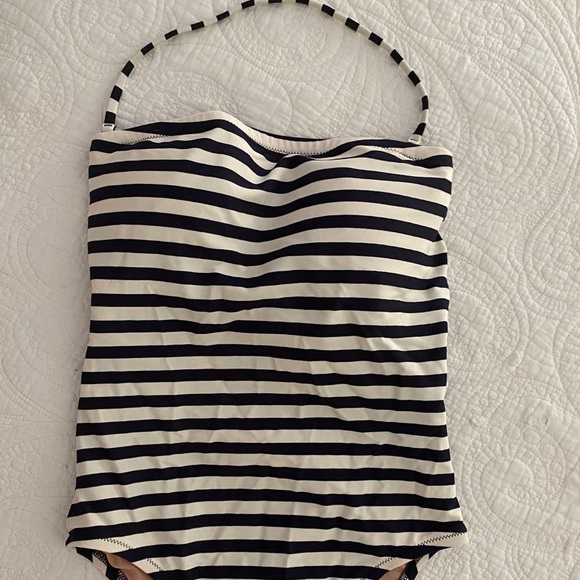 J. Crew Other - Jcrew nwt striped bathing suit navy white size 6